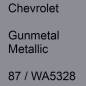 Preview: Chevrolet, Gunmetal Metallic, 87 / WA5328.